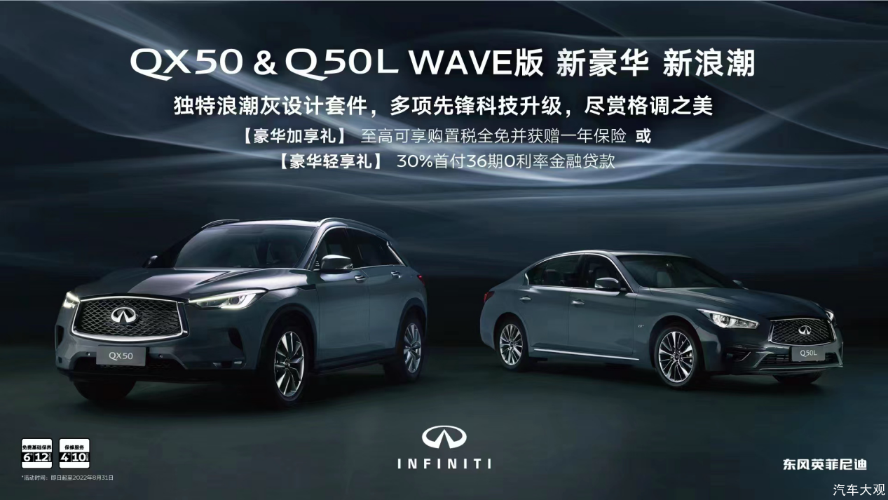 <b>英菲尼迪QX50&Q50L WAVE版，用新浪潮诠释新豪华</b>