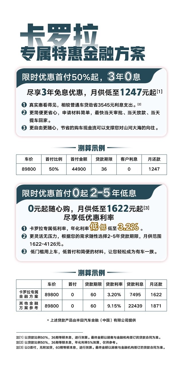丰田汽车金融一键激活丰田全球畅销车型卡罗拉线上