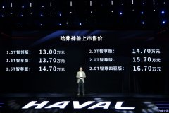 <b>新科技旗舰SUV哈弗神兽正式上市 售价13－16.7万元</b>